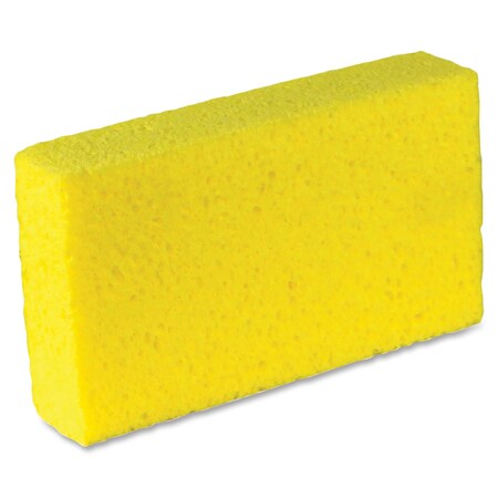Impact Products Cellulose Sponge, Large, 4-1/5"Wx7-1/2"Lx1-7/10"H, 2, YW, PK 4 IMP7180PCT